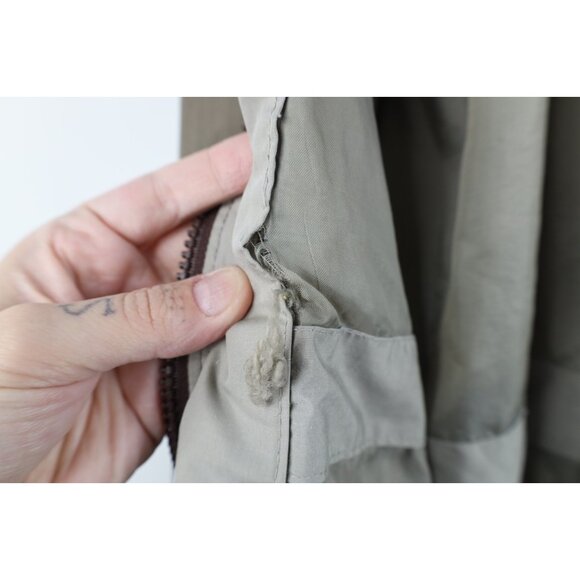 Vintage 90s Members Only Mens Large Faded Full Zip Windbreaker Bomber Jacket - Picture 14 of 16